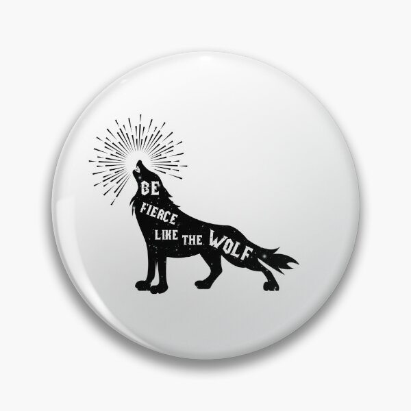 Item preview, Be Fierce The Like Wolf - Howling Wolf designed and sold by aMortalArtist.