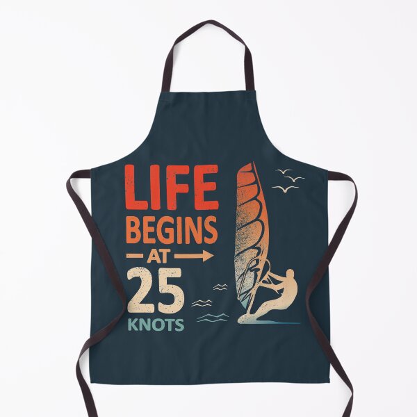 Item preview, Life Begins at 25 Knots Windsurfer Planing designed and sold by frenchsalsa.