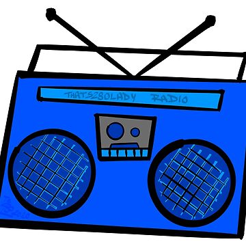 Artwork thumbnail, Blue Boombox by that5280lady