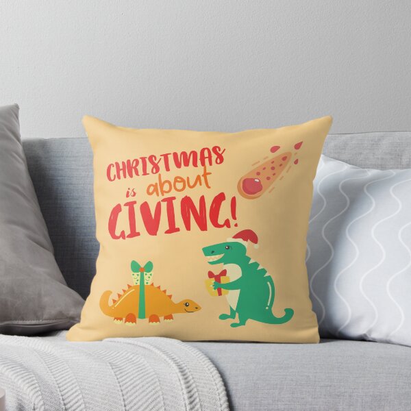 Item preview, Christmas Is About Giving! -  Funny Dinosaurs On Christmas Design designed and sold by PandaSoul.