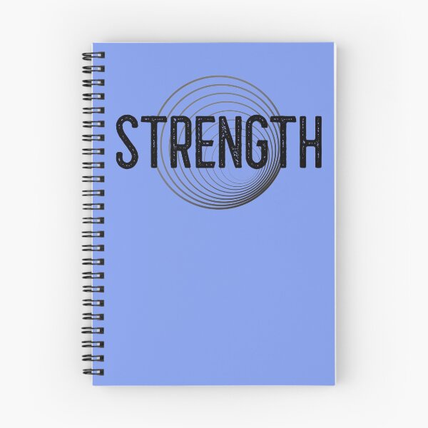Item preview, Strength - motivating words design designed and sold by Brat-Cat-Shirts.