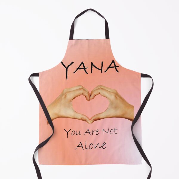 Item preview, YANA 4 "You are not alone" solidarity fraternity friendship love comfort support pink hands heart designed and sold by dragonemma.