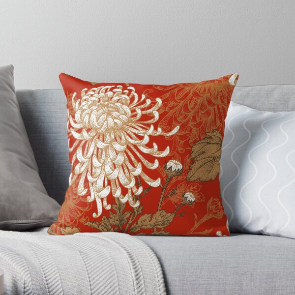 Imprimé Chinoiserie Vintage Coussin