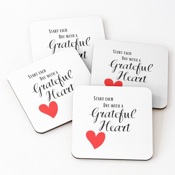 Item preview, Start each day with a Grateful heart designed and sold by Lilaclown.
