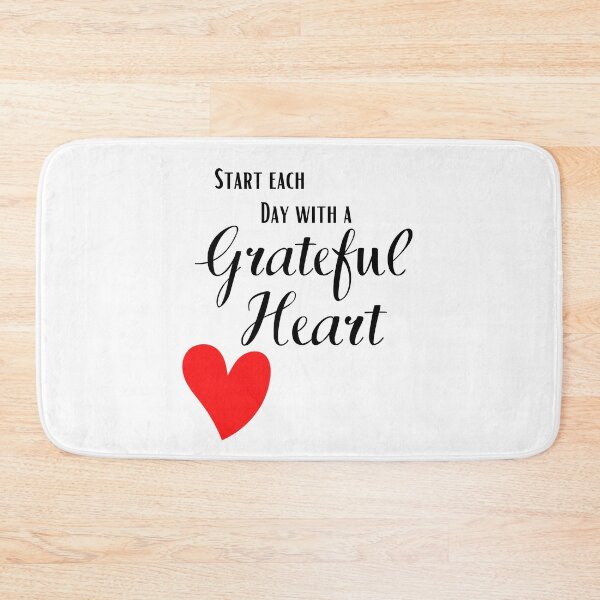 Item preview, Start each day with a Grateful heart designed and sold by Lilaclown.