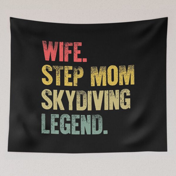 Item preview, Best Mother Women Funny Gift T Shirt Wife Step Mom Skydiving Legend designed and sold by Bendthetrend.