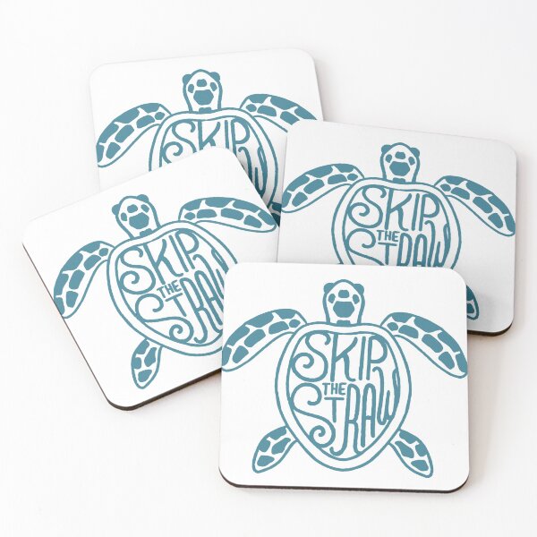 Item preview, SKIP THE STRAW CUTE TURTLE designed and sold by noahs-shop.