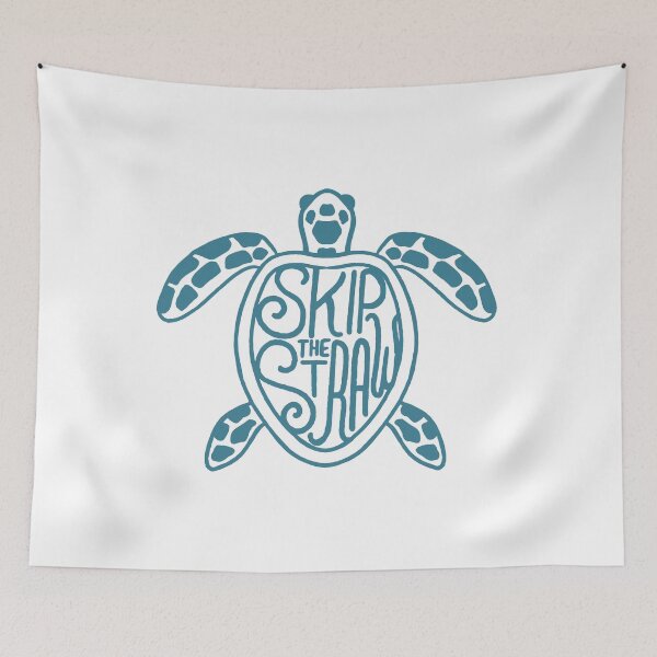 Item preview, SKIP THE STRAW CUTE TURTLE designed and sold by noahs-shop.