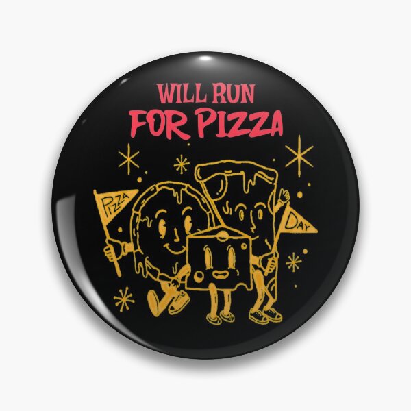 Item preview, Will Run For Pizza designed and sold by Coder-T.