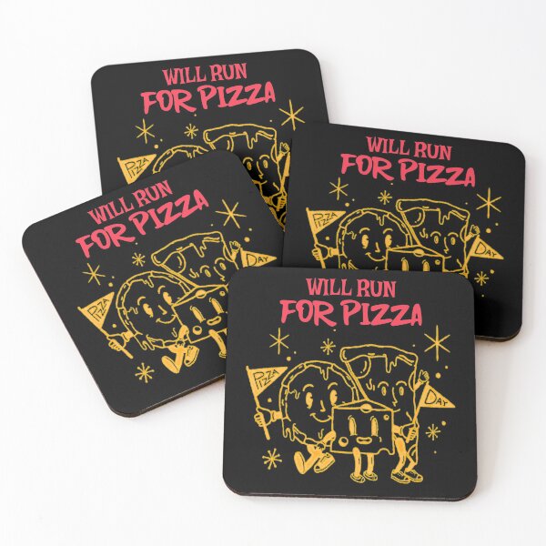 Item preview, Will Run For Pizza designed and sold by Coder-T.