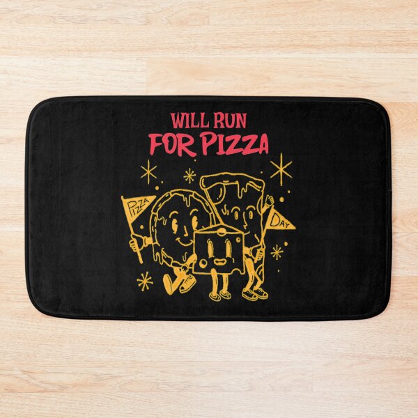 Item preview, Will Run For Pizza designed and sold by Coder-T.
