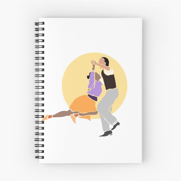 Item preview, Lindy Hop Swing Dancers Colorful Illustration designed and sold by yagmurh.
