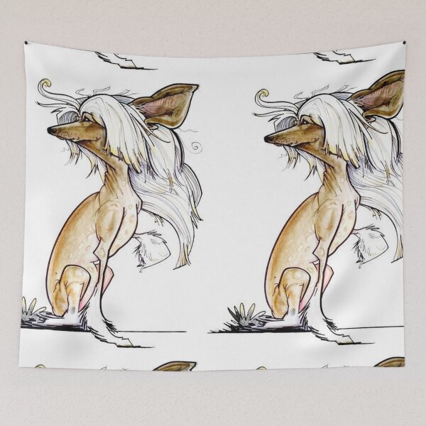 Item preview, Chinese Crested Dog - full face cute pets photo cool cartoon designed and sold by Coolstuff4you71.
