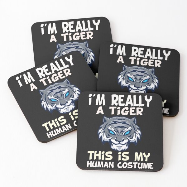 Item preview, i'M really a tiger this is my human costume,tiger,funny designed and sold by buzz1days.