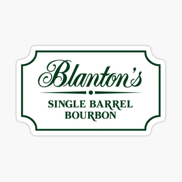 Logo de whisky classique Blantons Sticker