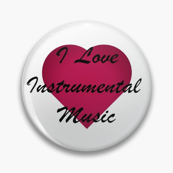 Item preview, I love Instrumental music stickers designed and sold by glitchman2.