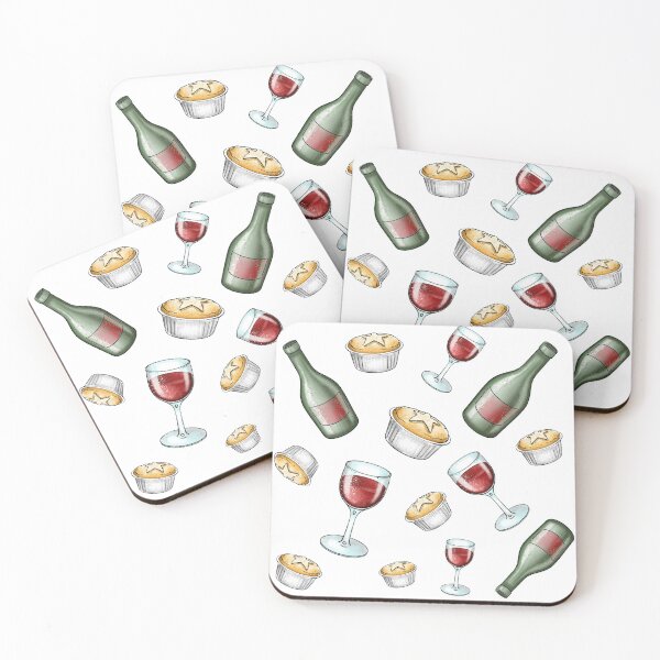Item preview, Mince pies and red wine! designed and sold by DesignShed.