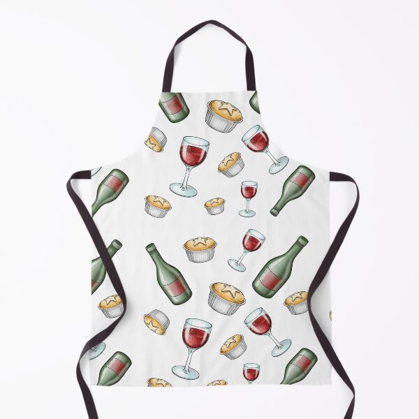 Aperçu de l'œuvre Hacher les tartes et le vin rouge! créée et vendue par DesignShed.