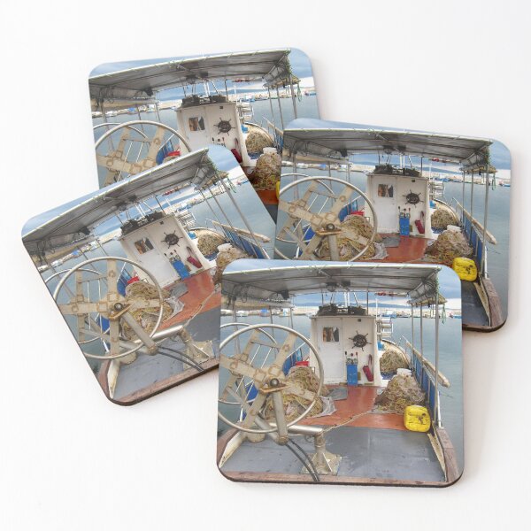 Item preview, Lesbos fishing boats. 3 designed and sold by ronsaunders47.