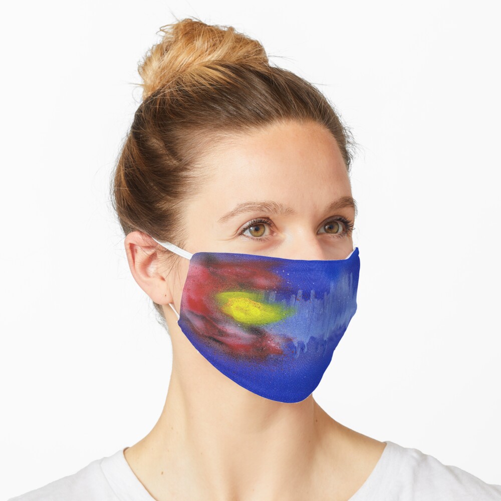 Sound Wave Flag Mask