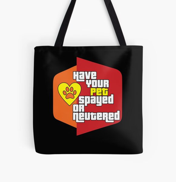 Have Your Pet Spayed or Neutered - Retro The Price is Right Style All Over Print Tote Bag