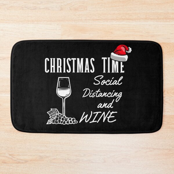 Item preview, Christmas time social distancing and wine designed and sold by ds-4.