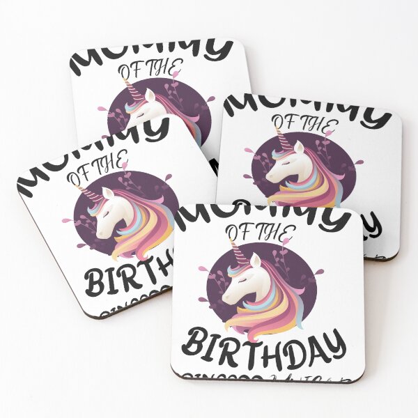 Item preview, Mommy Of The Birthday princess unicorn  Mother Gifts Unicorn Birthday designed and sold by BrooklynArtsDs.