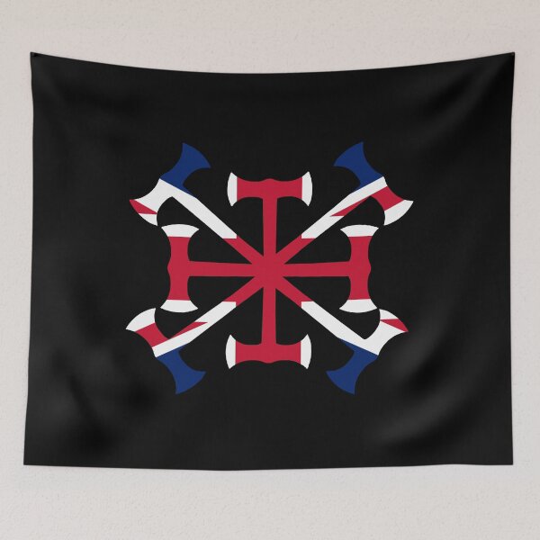 Item preview, Union Jack Axe - Funny throwing  designed and sold by HatchetHarrys.