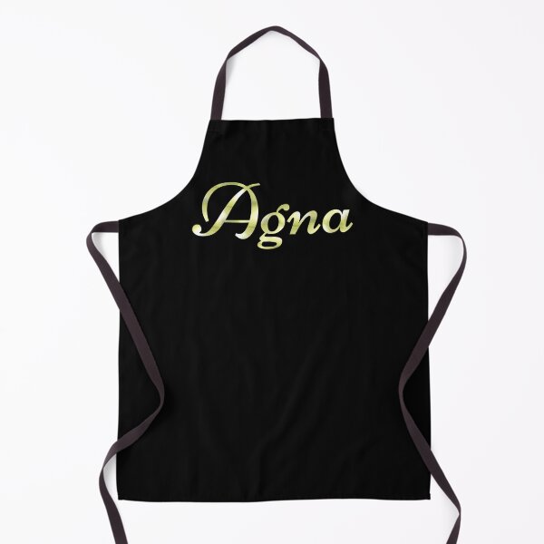 Item preview, Agna name - black designed and sold by LizBanegasArt.