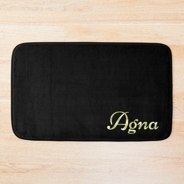 Item preview, Agna name - black designed and sold by LizBanegasArt.