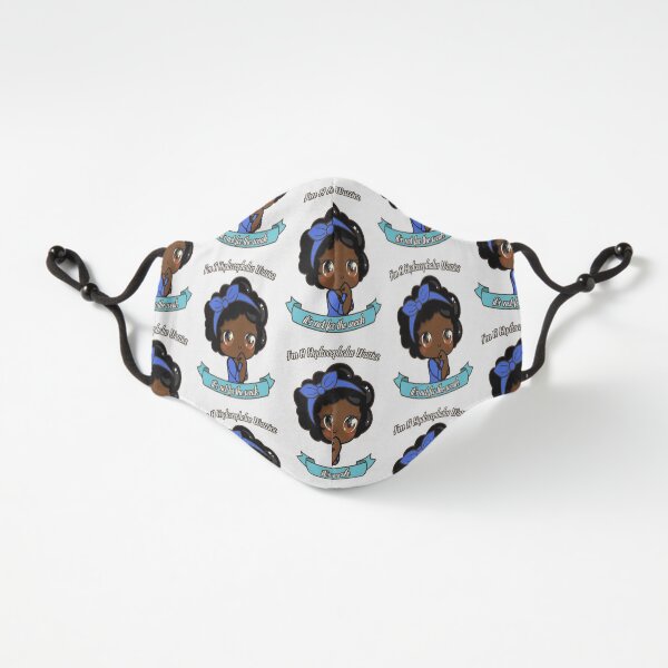 Cute Hydrocephalus Warrior Dark Skintone For Kawaii Hydrocephalus Awareness Fitted 3-Layer