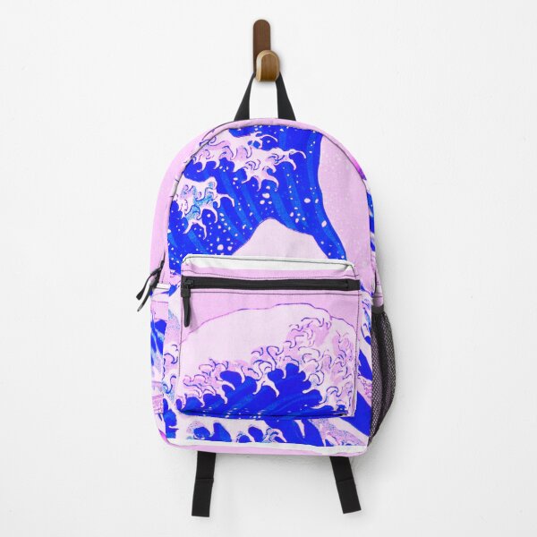 Item preview, the great wave remix in baby pink and blue designed and sold by SFTStudio.