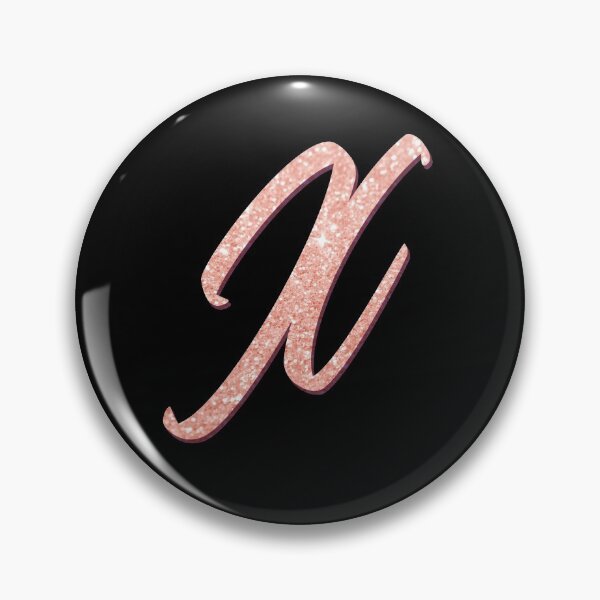 Item preview, Rose gold glitter letters - #X designed and sold by Radu Matei.