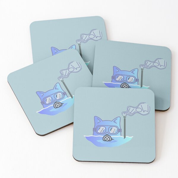 Item preview, Adorable Cat Loves Snorkelling designed and sold by ontenno-designs.
