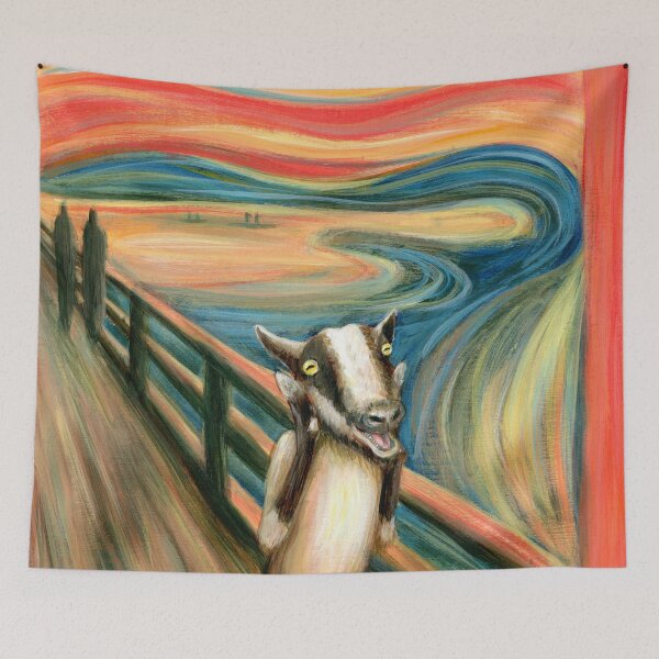 Item preview, The Screaming Goat designed and sold by KatieClarkArt.