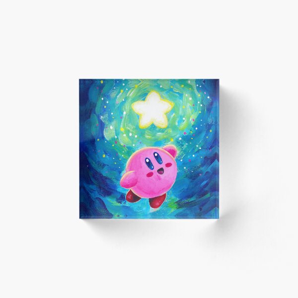 Kirby Star Acrylic Block