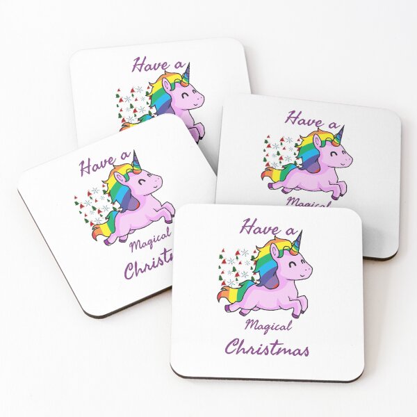 Item preview, Unicorn Rainbow Magical Christmas designed and sold by smailjr.