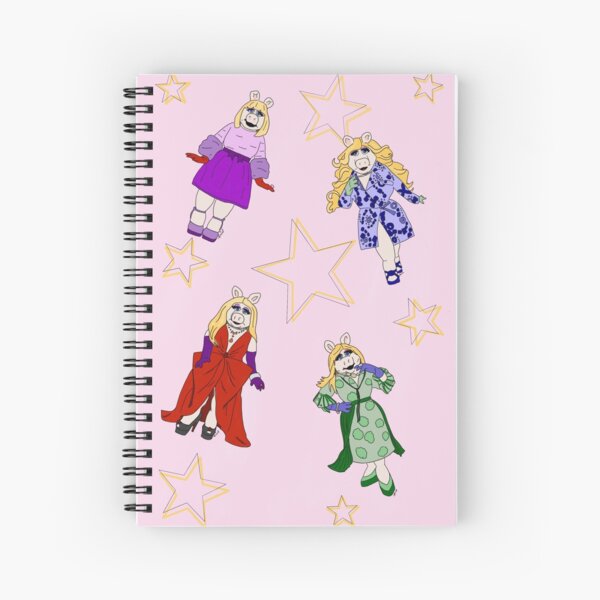 Miss Piggy is a Star- Pink Spiral Notebook