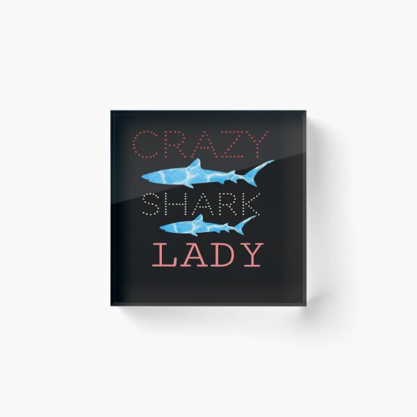 Item preview, Crazy shark lady - funny christmas gift  designed and sold by AYACHI90.