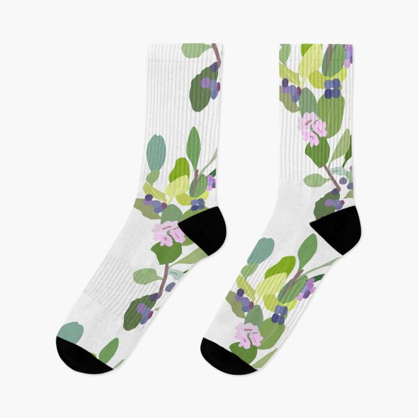 Artikelvorschau, Blüten, Blaubeeren und Blätter entworfen und verkauft von tulipdesign.