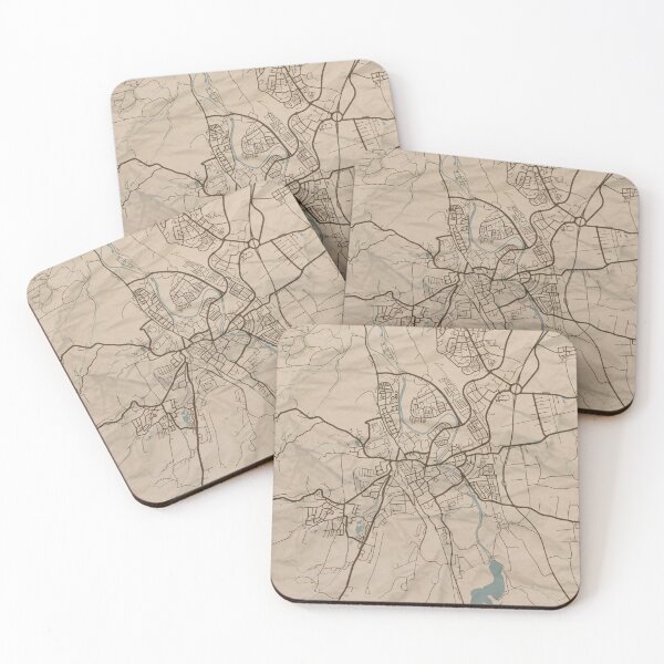 Item preview, Kaufbeuren Sepia Map designed and sold by CPTVDesign.