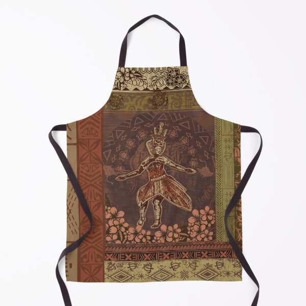 Aperçu de l'œuvre planche à tapa danseuse samoane vintage créée et vendue par sunnthreads.