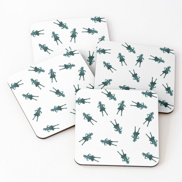 Item preview, Teal Fearless Girl Photo Pattern  designed and sold by ArtWithPurpose.