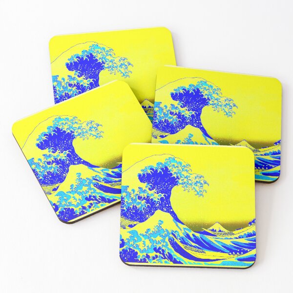 Item preview, The Great Wave Remix in Lemon designed and sold by SFTStudio.