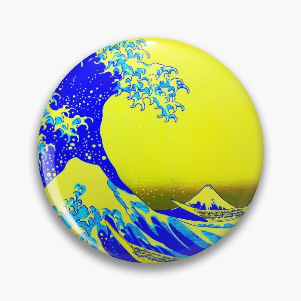 Item preview, The Great Wave Remix in Lemon designed and sold by SFTStudio.