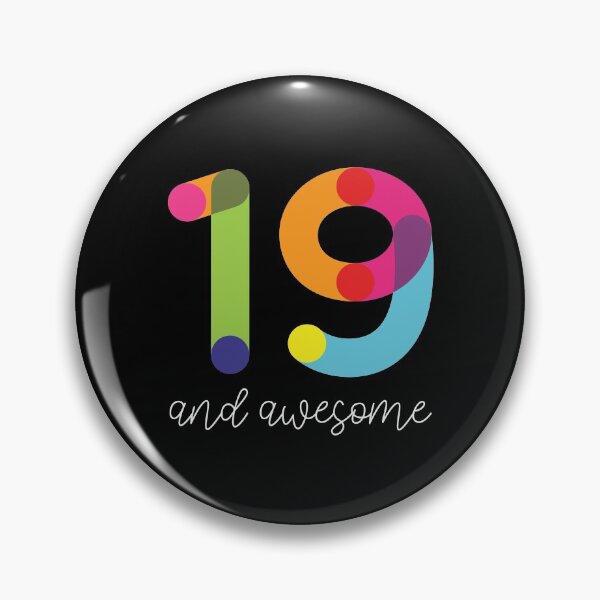 Item preview, 19 and Awesome designed and sold by VicEllisArt.