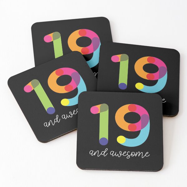 Item preview, 19 and Awesome designed and sold by VicEllisArt.