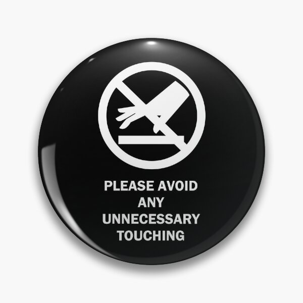 Item preview, Avoid Touching (White & Black) designed and sold by LozMac.