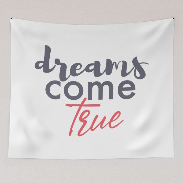 Item preview, Modern, playful graphic design of Dreams Come True  designed and sold by theendup.