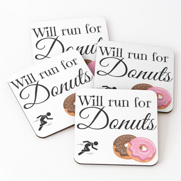 Item preview, Will run for Donuts Funny doughnut designed and sold by OneTimeEngineer.